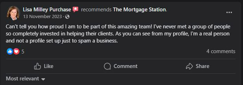 Just eight months ago, Lisa Purchase seemed so happy to work at Verico the Mortgage Station.<br> We invite the apparently distressed broker to tell us how we can help improve her new status.